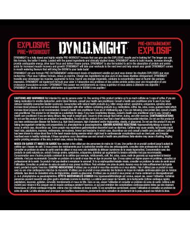 CONFIDENT SPORTS - DYNOMIGHT Fully Dosed - EXPLOSIVE Pre-Workout Maximum Absorption Formula - BLUE RASPBERRY - 420 Gram 20 Servings - Buy Online on GoSupps.com
