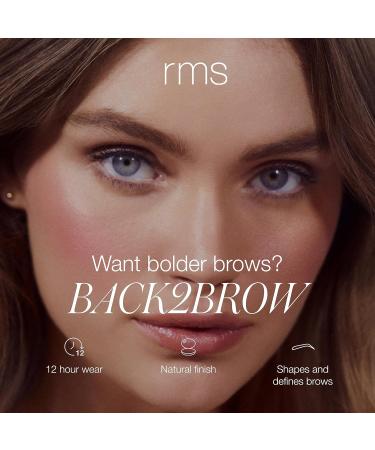 RMS Beauty Back2Brow Pencil - Blonde Brown & Black Eyebrow Pencils with Spoolie for Perfect Brows | International Shipping - Buy Online on GoSupps.com