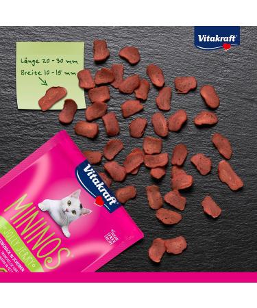 Vita Power Mininos Jolly Jolly Duck Snack Slices for Cats - Low Fat No Added Sugar Perfect Reward & Pampering Treats (13x40g) - Buy Online on GoSupps.com