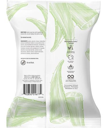 Burt's Bees Sensitive Facial Towelettes with Aloe Vera - 30 Pre-Moistened Wipes for Gentle Cleansing - Buy Online on GoSupps.com