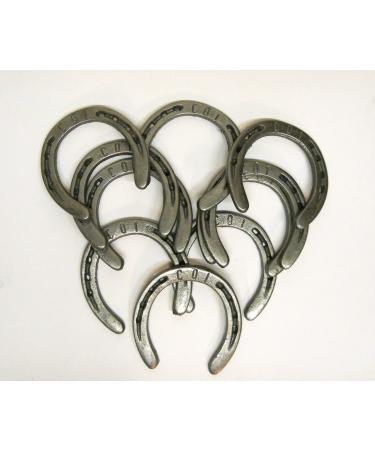 10 Pc New #5 (Old Look) Cast Iron Horseshoes for Crafting or Decor