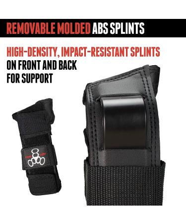 Triple Eight Wristsaver Wrist Guards for Skateboarding - Medium (1 Pair) | Strap Closure - Buy Online on GoSupps.com