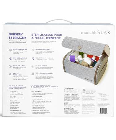 Munchkin 59S UV Sterilizer Bag - Eliminates 99% of Germs, Viruses & Bacteria - Buy Online on GoSupps.com