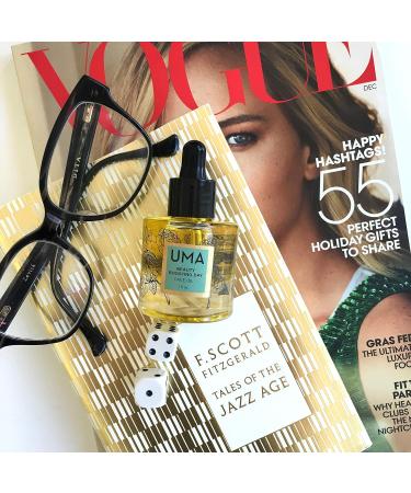 UMA Beauty Boosting Day Face Oil - 100% Organic Hydrating Moisturizer for Sensitive Skin | Ayurvedic Vegan Paraben-Free Non-Toxic - 1 fl oz - Buy Online on GoSupps.com