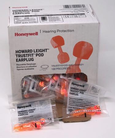 Trustfit Pod Earplug 10 pairs with band by Howard Leight