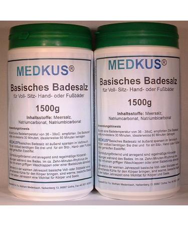 MEDKUSAN - Alkaline bath salt 2 x 1500g 3000g