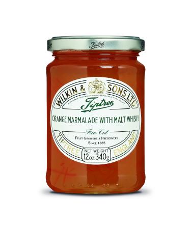 Tiptree Marmelade d'oranges avec Malt Whisky coupe fine (340g) - Paquet de 2