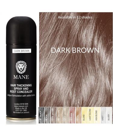 Mane Hair Thickening Spray Duo Pack 6.76 fl oz (Dark Brown) - Buy Online on GoSupps.com