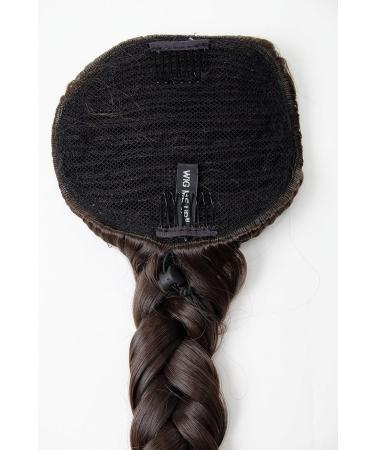 WIG ME UP T1402-6 Long Braided Ponytail Hairpiece - Medium Brown (6) | Elastic Band & Combs for Secure Fit - Shop Internationally - Buy Online on GoSupps.com