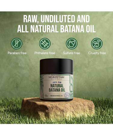 Batana Oil - Dr. Sebi Approved Raw Batana Oil for Hair Growth - 3.4 oz | Buy Internationally - Buy Online on GoSupps.com