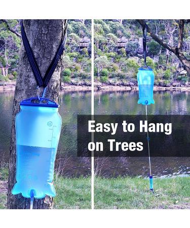 SimPure Gravity Water Filter - Portable 3L Purifier with Gravity Bag & Tree Strap | Camping, Hiking, Emergency Gear - Buy Online on GoSupps.com