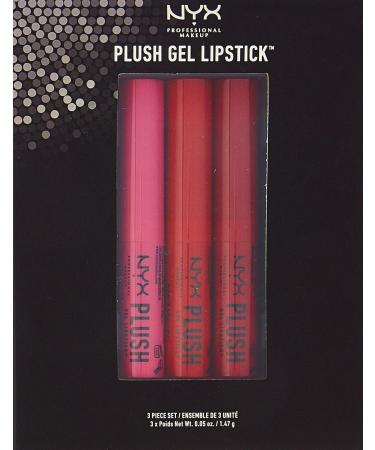 NYX Professional Makeup Plush Gel Lipstick Set No. 3 - Buy Internationally | Vegan & Cruelty-Free - Buy Online on GoSupps.com