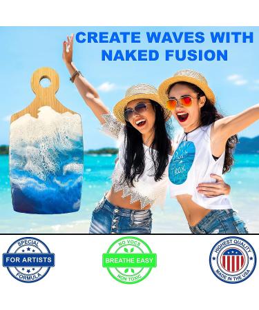 Epoxy Resin Art Coating - Crystal Clear Formula for Artists - Ideal for Casting, Geodes, River Tables, Jewelry - Non-Toxic (32 Oz Kit) - Buy Online on GoSupps.com