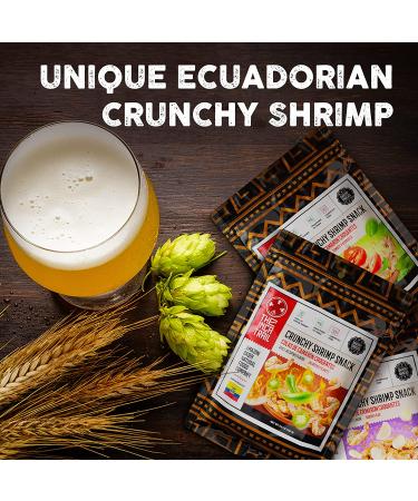 Inca Trail Spicy Shell-On Shrimp Snack - Gluten Free & Organic - High Protein Umami Seafood - 1oz - Buy Online on GoSupps.com