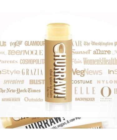 Hurraw! Chai Spice Lip Balm 2 Pack: Organic Certified Vegan Cruelty and Gluten Free. Non-GMO 100% Natural Ingredients. Bee Shea Soy and Palm Free. Made in USA - Buy Online on GoSupps.com
