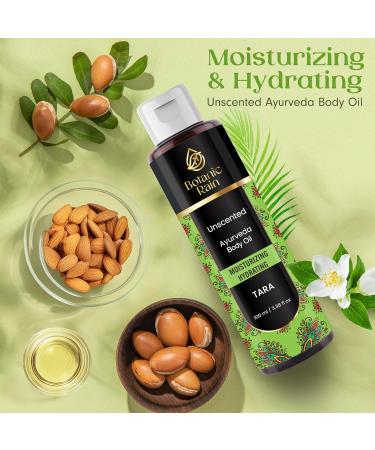 Buy Unscented Ayurveda Body Oil - Natural Moisturizing & Hydrating Vitamin E Oil for Crepey Skin - 3.38 Fl Oz | Organic Body Oil for Men & Women - Ships Internationally - Buy Online on GoSupps.com
