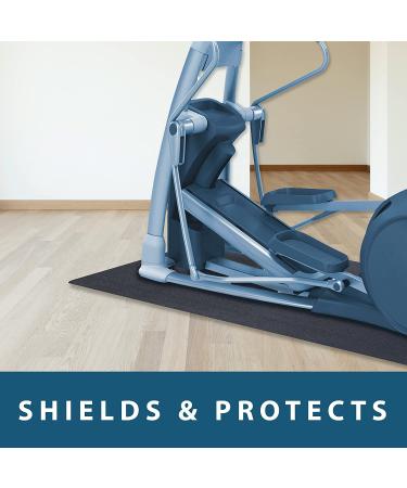 MotionTex Exercise Equipment Mat for Under Stationary Bike 24" x 48" - Buy Online on GoSupps.com