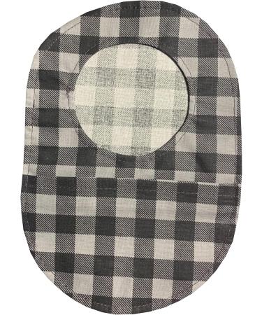 Buy WRKDesigns Gray Buffalo Check Ostomy Bag Cover | Stylish & Comfortable Online - Buy Online on GoSupps.com