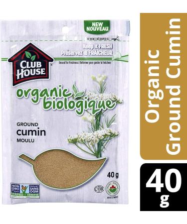 Club House Quality Natural Herbs & Spices Organic Ground Cumin 40g 1.4 Ounce (Pack of 1) - Buy Online on GoSupps.com