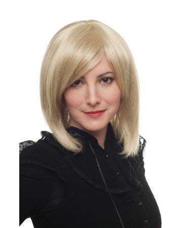 WIG ME UP - 1215-22 Medium length wig blonde bob with side parting teased