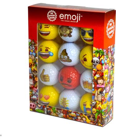 Official Emoji Novelty Fun Golf Balls (12 Pack) - Play with Style! - Buy Online on GoSupps.com