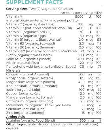 Organic High Performance Runner's Multivitamin - 2 Months Supply - Buy Online on GoSupps.com