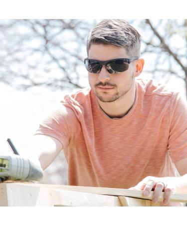 Sport & Wrap-Around Bifocal Reading Sunglasses | Matte Black & Smoke Lenses | Readers.com The Roster | +2.50 Strength | International Shipping Available - Buy Online on GoSupps.com