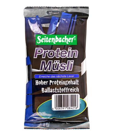 Seitenbacher High protein muesli - reach the next level I 30% protein I 6 protein sources i supply i 10 Pack (10 x 50g) 20 x 50 g