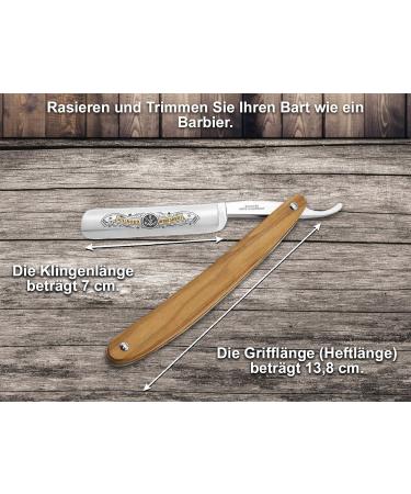 Solingen Premium Razor Set for Men - Made in Germany Traditional Leather Strop Ideal for Beginners & Professionals - International Shipping Available - Buy Online on GoSupps.com