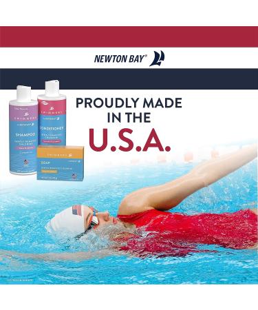 Newton Bay Swimmers Shampoo | Chlorine Removal and Hair Restoration Formula | Clean Label Project Certified - Buy Online on GoSupps.com