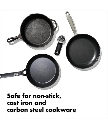OXO Good Grips Cast Iron Brush - Heavy Duty Scrubber for Easy Cleaning - Buy Online on GoSupps.com