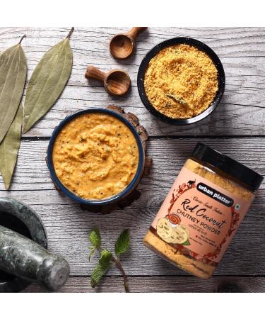 South Indian Style Instant Red Coconut Chutney Powder 200G / 7Oz Nariyal Ki Chutney Just Water  - Buy Online on GoSupps.com