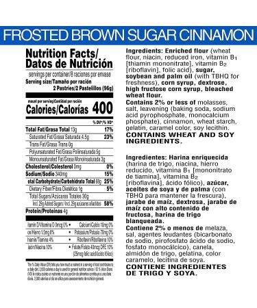 Pop-Tarts Frosted Brown Sugar Cinnamon - 64 Breakfast Toaster Pastries | Fun Kids Snacks - Buy Online on GoSupps.com