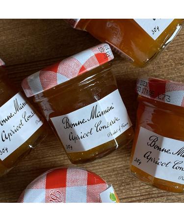 Set of 6 Bonne Maman Mini Jams 30g each - 6-70 - Strawberry | Raspberry | Marmalade | Blackcurrant | Honey | Apricot - 15 min - Buy Online on GoSupps.com