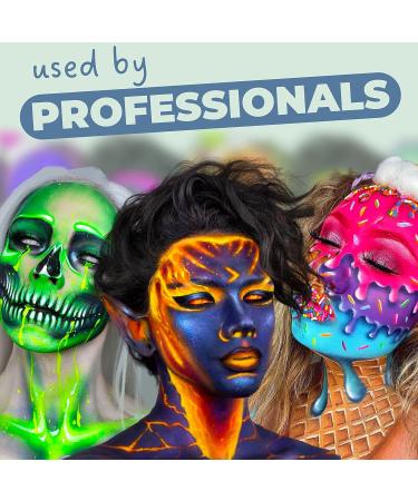 Blue Squid PRO Face Paint - Classic Forest Green (30gm) Water Activated Makeup for Halloween SFX | Professional Body Paint for Adults & Kids - Buy Online on GoSupps.com
