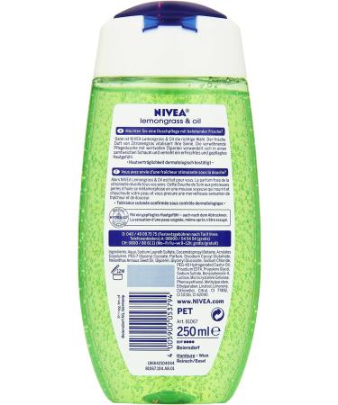  NIVEA NIVEA Shower Gel with Care Oil Pearls Lemongrass Scent 250ml Bottle Lemongrass and Oil - Buy Online on GoSupps.com