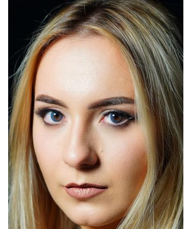 Buy Mystery Blue Colored Contact Lenses - Soft Hydrogel Annual Lens Set (0.0 Dioptre) with Lens Container | Colorful & Starch-Free - Shop Now! - Buy Online on GoSupps.com