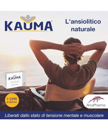 ArcaPharma KAUMA the natural alternative to synthetic benzodiazepines twolayer tablet with soothing and relaxing physiological effect - Buy Online on GoSupps.com