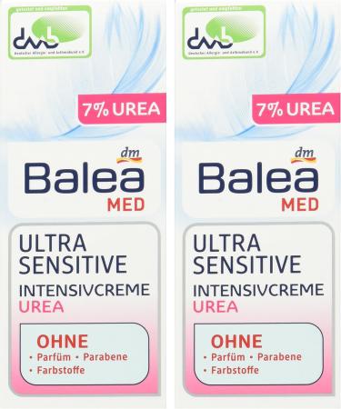  Balea Balea Med Ultra Sensitive Pack of 2 bottles of intense cream 50 ml - Buy Online on GoSupps.com