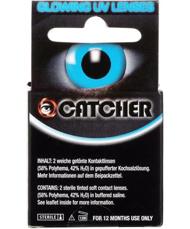 Buy Eyecatcher 84027541-476 Bright Pink Colored UV Contact Lenses - 1 Pair for Carnival Mardi Gras & Halloween - 12 Months Wear | International Shipping Available - Buy Online on GoSupps.com