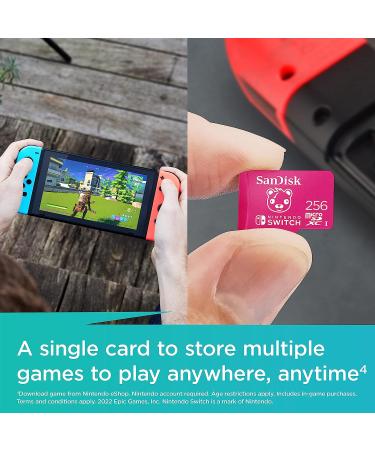 SanDisk 256GB microSDXC Nintendo Switch Fortnite Cuddle Team Leader Edition - Buy Online on GoSupps.com