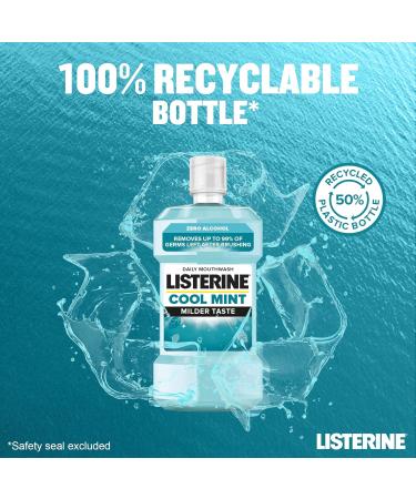 Buy Listerine Antiseptic Mouthwash Zero Mild Mint 500ml - Fresh Breath & Oral Care | International Shipping Available - Buy Online on GoSupps.com