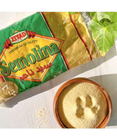Ziyad Semolina Wheat Flour 16oz - Ideal for Stews, Soups, Baking, and More! - Buy Online on GoSupps.com