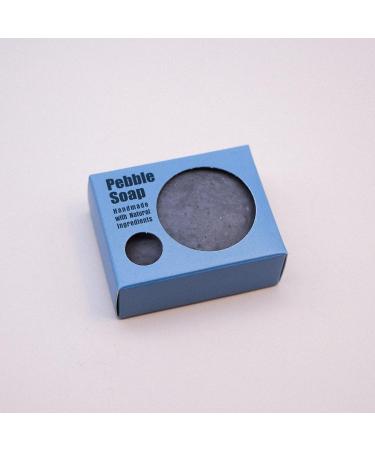 Handmade Plain Colour Pebble Soap (Charcoal) - Buy Online on GoSupps.com