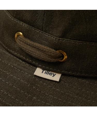 Tilley Unisex Hemp Sun Hat - Durable Green Olive Hat for All-Day UV Protection - International Shipping Available - Buy Online on GoSupps.com