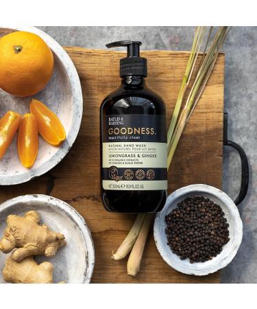Baylis & Harding Goodness Lemongrass & Ginger Toiletries Bundle - 3 x 500 ml Hand Wash & Bath Soak (6 bottles) - Vegan Friendly - Buy Online on GoSupps.com