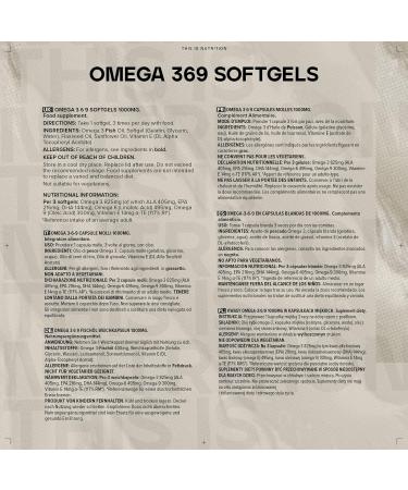 Bulk Omega 3 6 9 Softgels Fish Oil Flaxseed Oil Sunflower Oil 1000 mg Pack of 90 Packaging May Vary 90 count (Pack of 1) - Buy Online on GoSupps.com