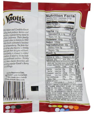 Kontt's BSC59636 Biscomerica Raspberry Cookies 72oz - 36 Carton Pack (59636) - Buy Online on GoSupps.com
