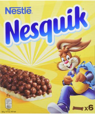 Nestlé Nesquik - Cereal Bar - 1 x 6 Bars of 25 g