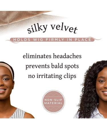 MainBasics Adjustable Velvet Wig Grip Band - Beige - Buy Online on GoSupps.com